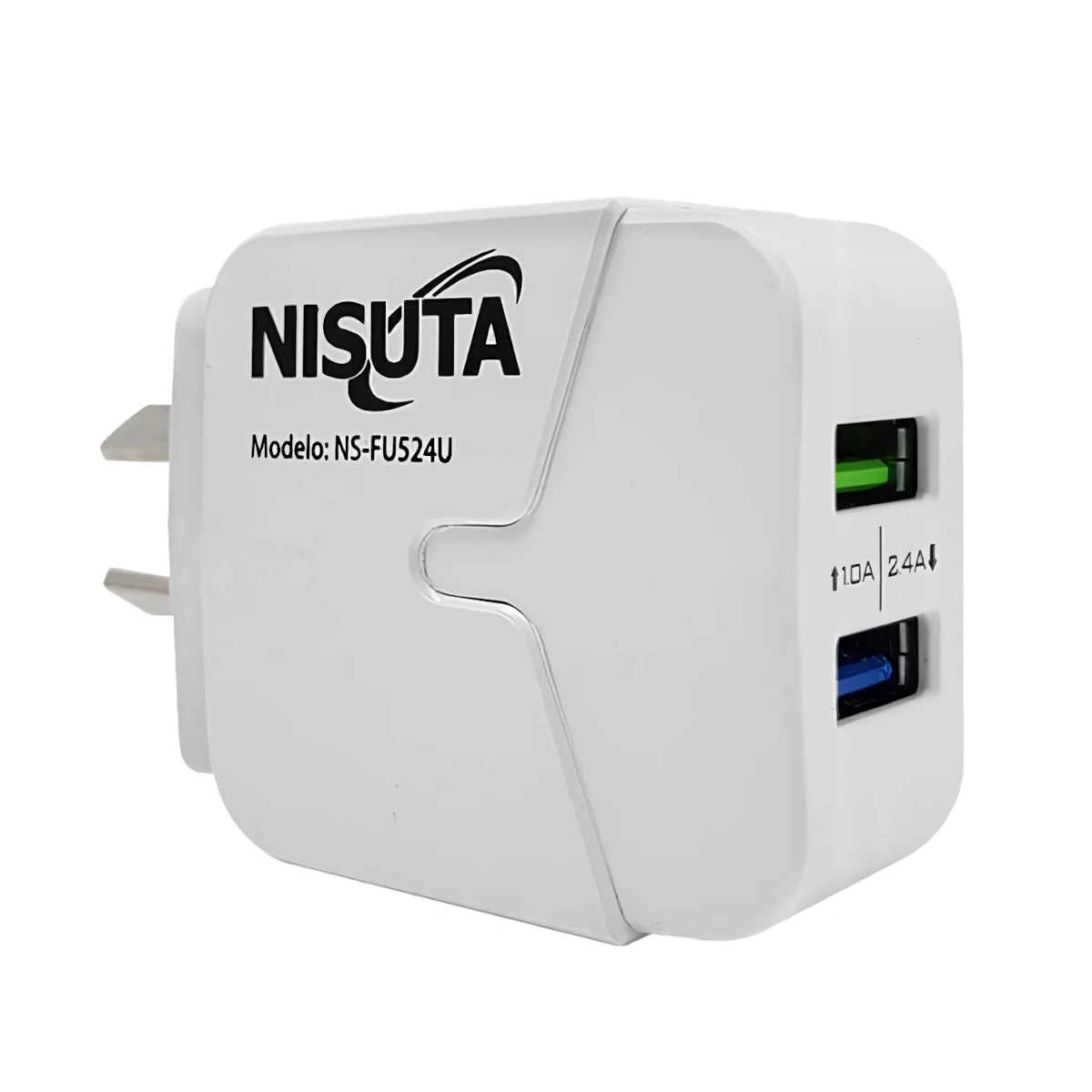 Cargador 12 W Usb-A 2,4A Sin Cable Nisuta Ns-Fu524U Cargador 12 W Usb-A 2,4A Sin Cable Nisuta Ns-Fu524U