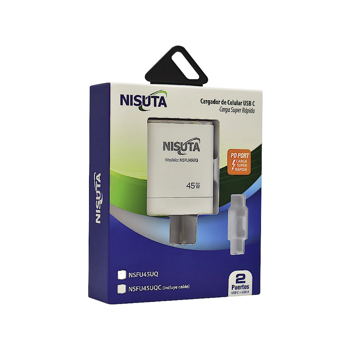 Miniatura 3 de Cargadores Celulares marca Nisuta modelo NSFU45UQC