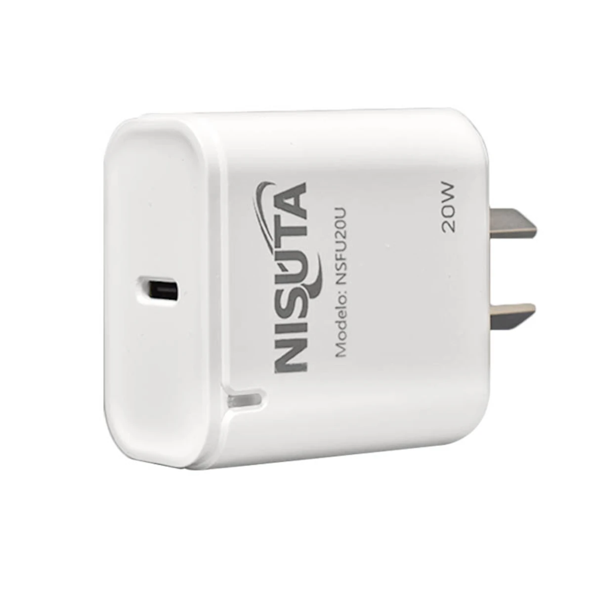 Cargador 20W Usb-C Carga Rapida Pd Nisuta NSFU20U Sin Cable Cargador 20W Usb-C Carga Rapida Pd Nisuta NSFU20U Sin Cable
