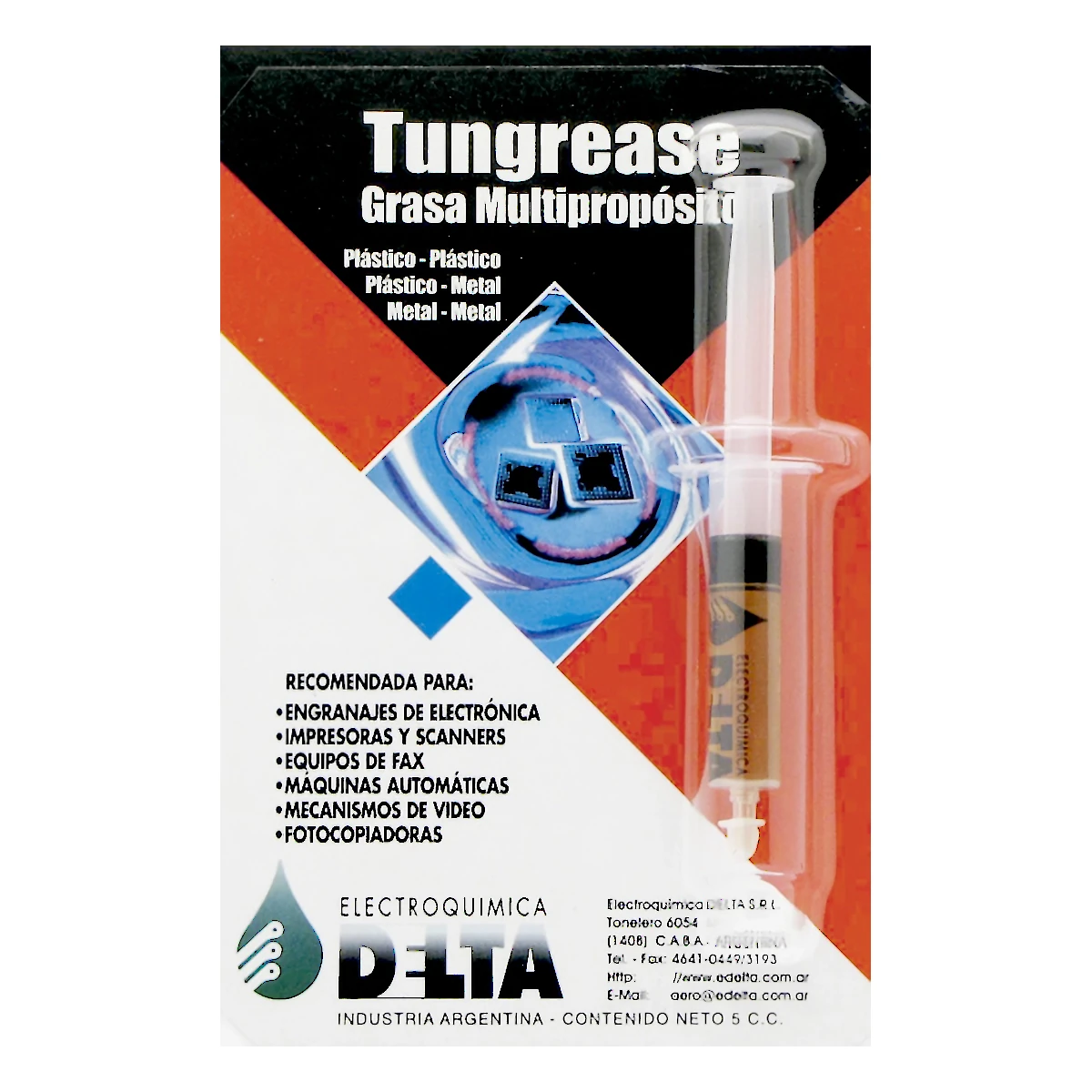 Miniatura 1 de Accesorios / consumibles para montaje marca Electroquimica Delta modelo Tungrease Multiproposito