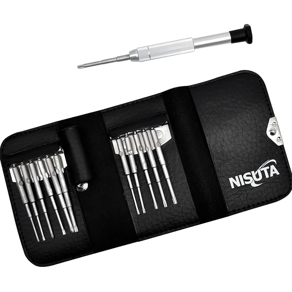 Kit 12 Mini Destornilladores Nisuta Ns-K5212 Kit 12 Mini Destornilladores Nisuta Ns-K5212