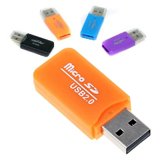 LECTOR USB PARA TARJETAS MICRO-SD 
