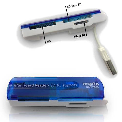 LECTOR USB PARA TARJETAS MICRO-SD SD MMC RS Micro-MMC Mini-SD T-FLASH MS/MSPRO MSDuo M2