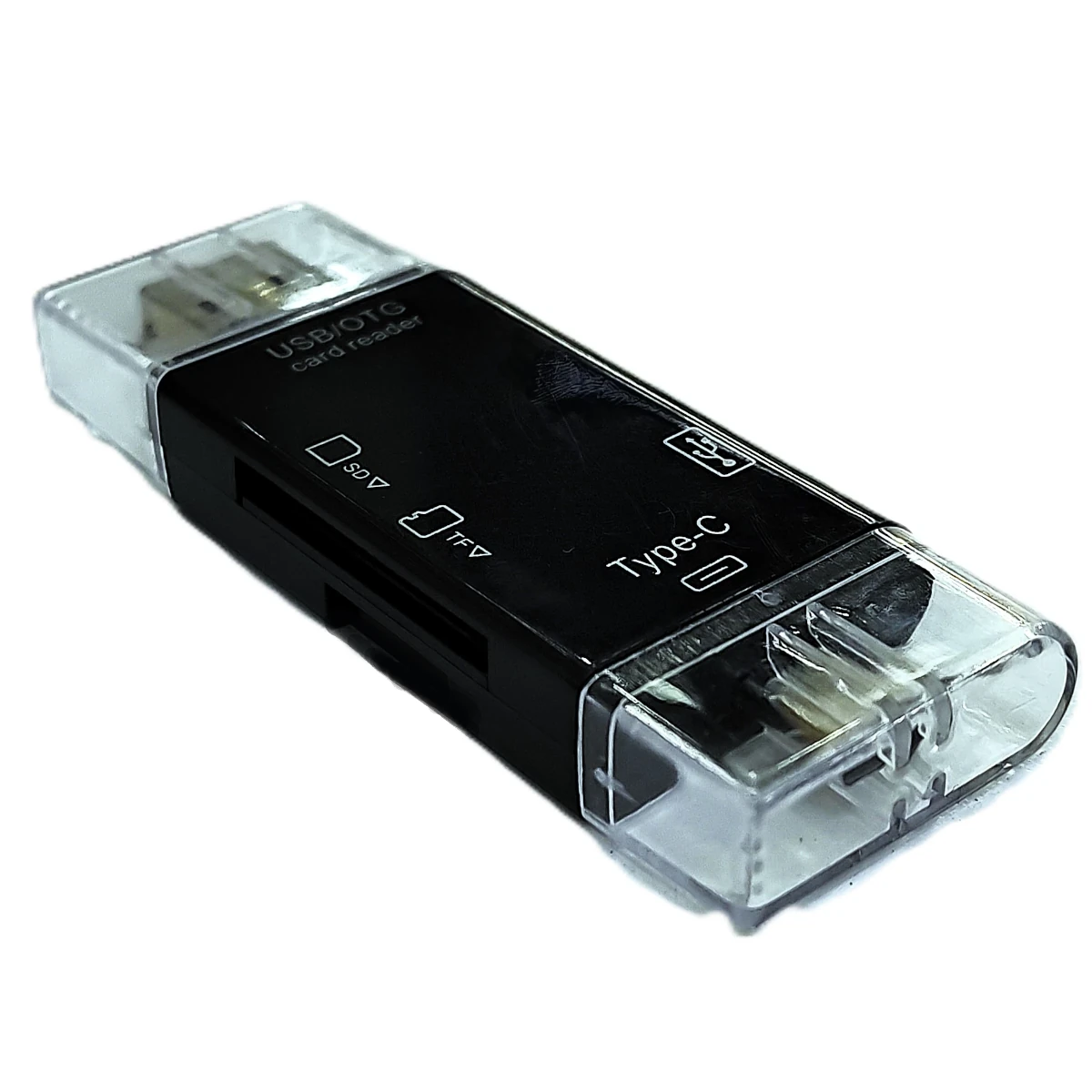 Lector Usb Tipo A + C + Micro Para Tarjetas Sd Micro-Sd y Tf Hasta 512 Gb