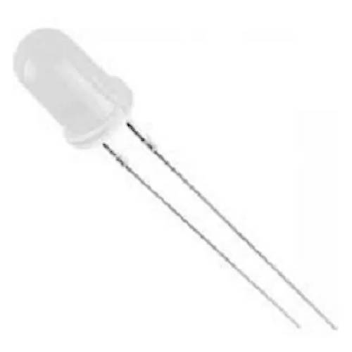 LED 5 mm BLANCO 3V BOLSA x 10 UNIDADES