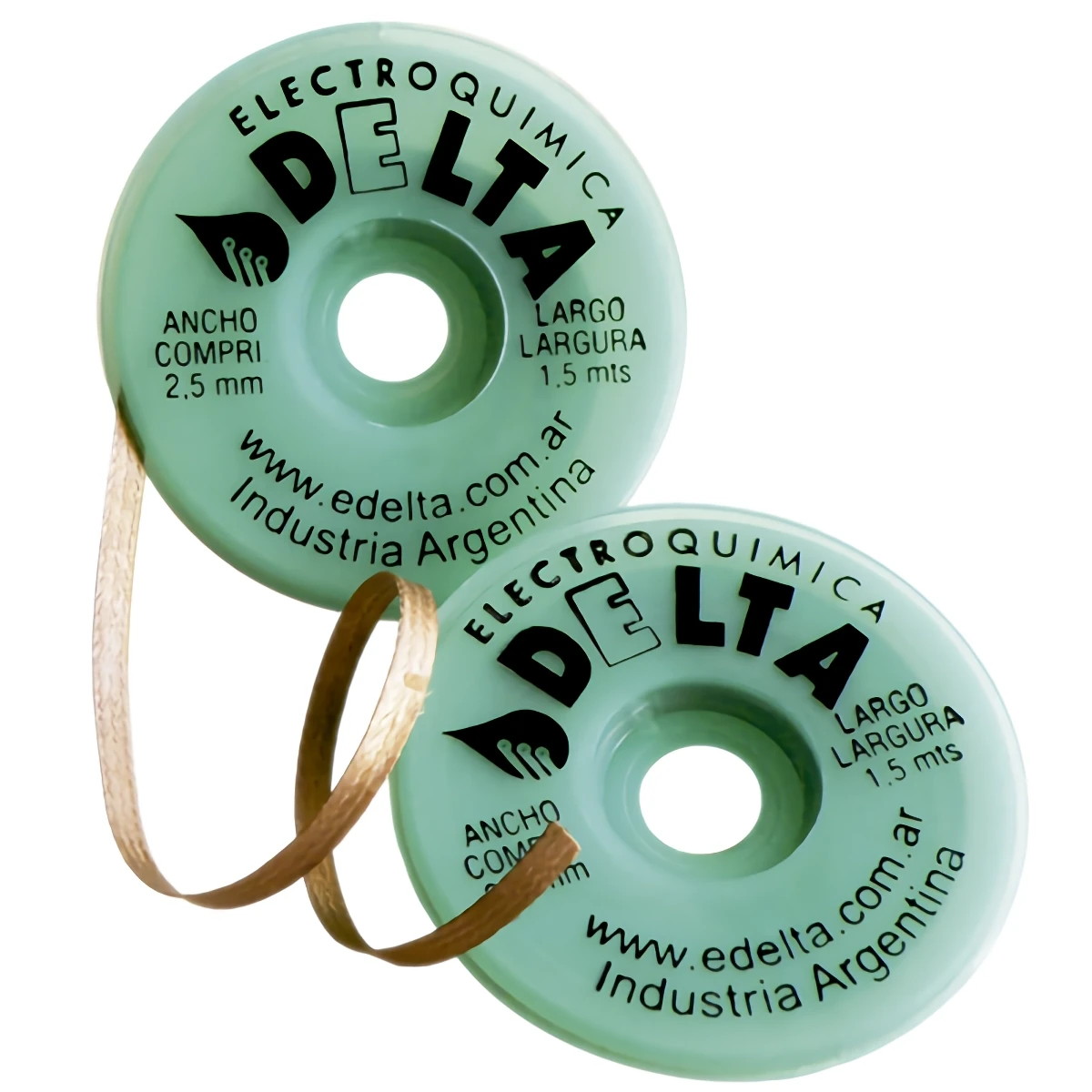 Malla Desoldante Rollo De 2,5Mm X 1,50Mts Malla Desoldante Rollo De 2,5Mm X 1,50Mts