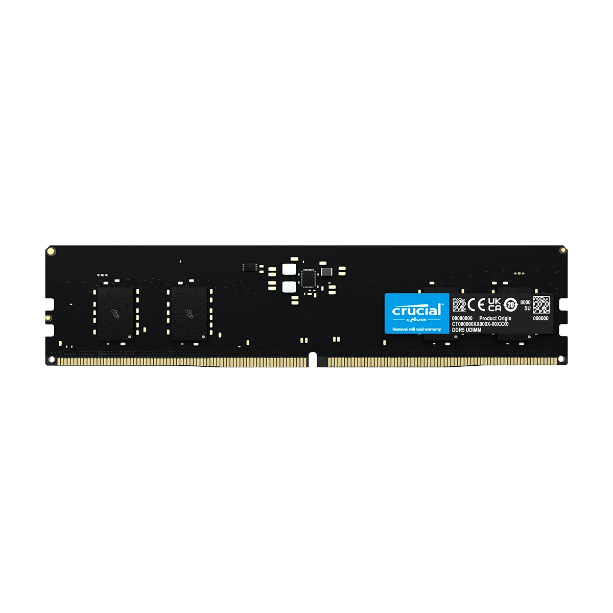 Memoria Ddr5 8Gb Crucial CT DDR5 4800MHz CL20 1.10V Negro