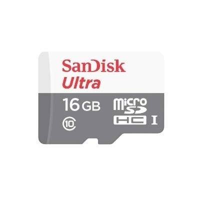 MEMORIA MICRO SD 16GB SANDISK CL10 C/ADAPTADOR 80 MB/s