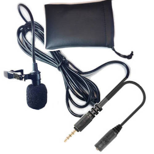 Microfono Corbatero P/ Celular Camara Pc Notebook con salida p/auricular Microfono Corbatero P/ Celular Camara Pc Notebook con salida p/auricular