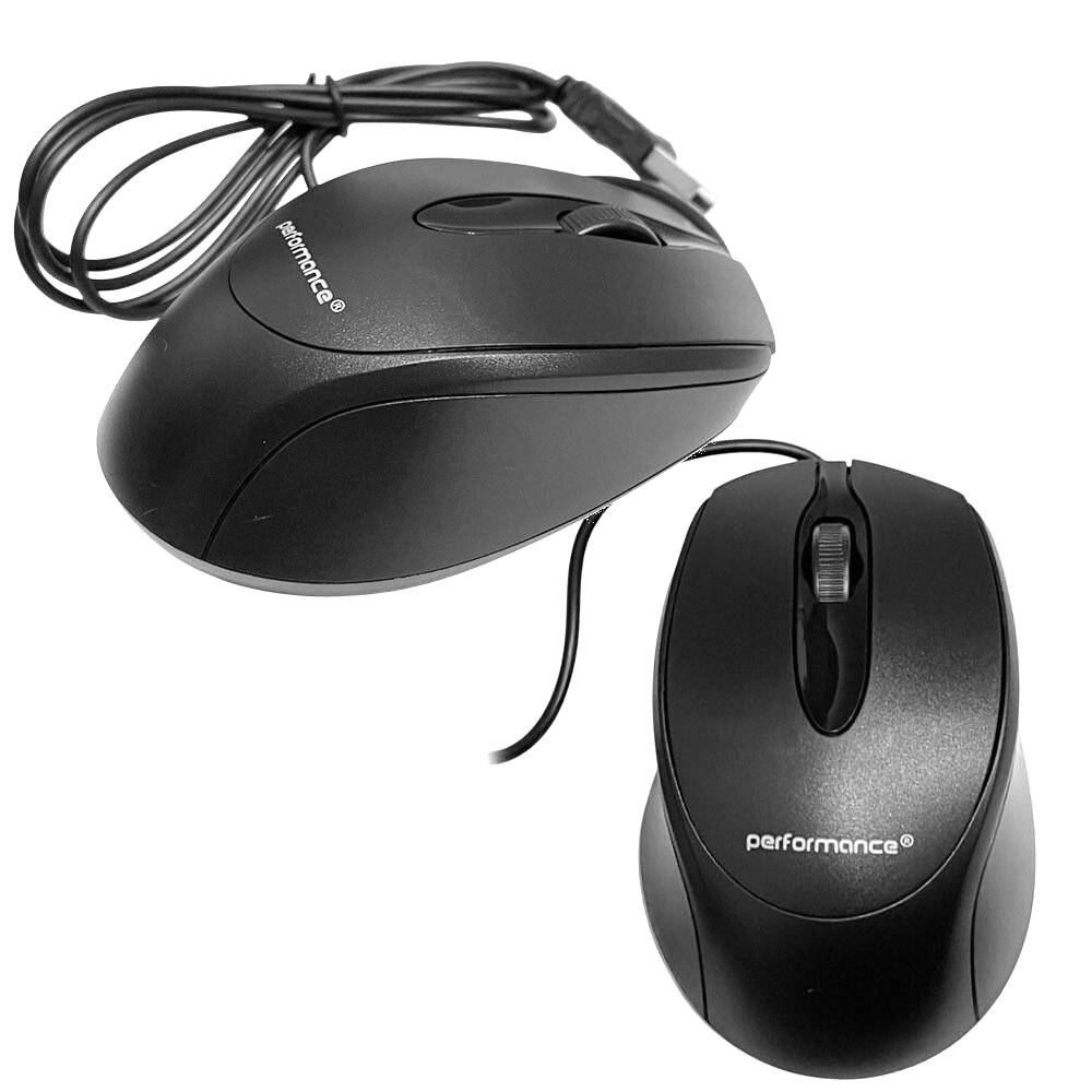 Mouse Performance M408 Usb 1000 Dpi Negro