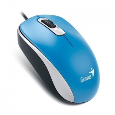 MOUSE OPTICO USB GENIUS DX-110 1000 DPI AZUL