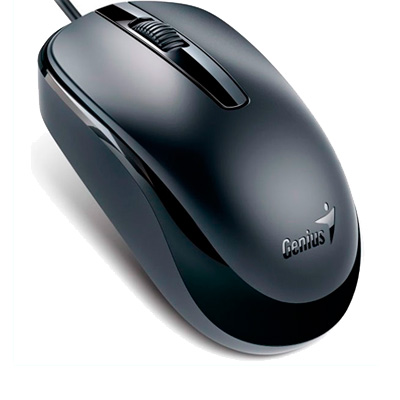 MOUSE OPTICO USB GENIUS DX-120 1200 DPI NEGRO