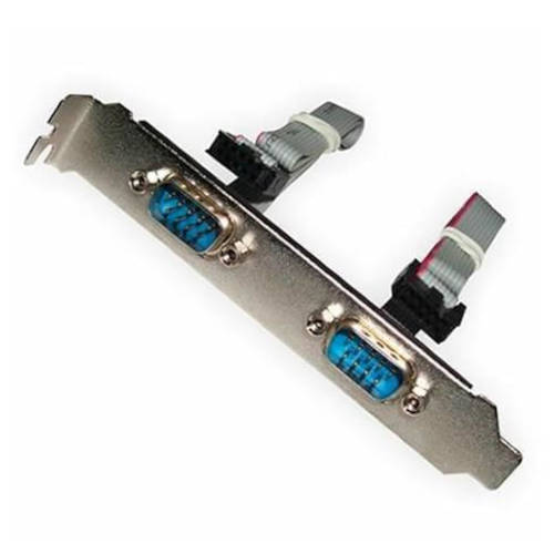 PLACA SLOT TRASERO SERIE RS232 CON 2 PUERTOS DB9 CONECTOR x 2 PLACA SLOT TRASERO SERIE RS232 CON 2 PUERTOS DB9 CONECTOR x 2
