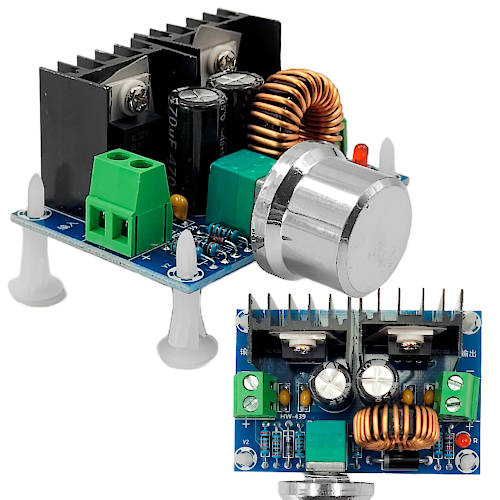 MODULO PLACA DC-DC STEP-DOWN DE 4/40V a 1,25/36V 8A MAX XL4016E1 250W POTENCIOMETRO MODULO PLACA DC-DC STEP-DOWN DE 4/40V a 1,25/36V 8A MAX XL4016E1 250W POTENCIOMETRO