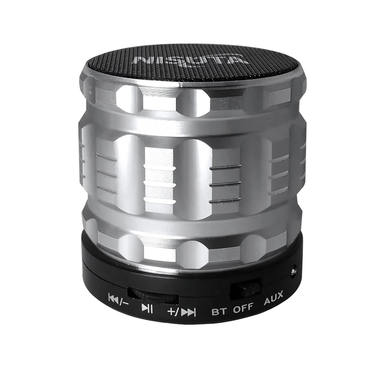 Parlante Bluetooth 3 W Nisuta Nspa32B Plateado Parlante Bluetooth 3 W Nisuta Nspa32B Plateado