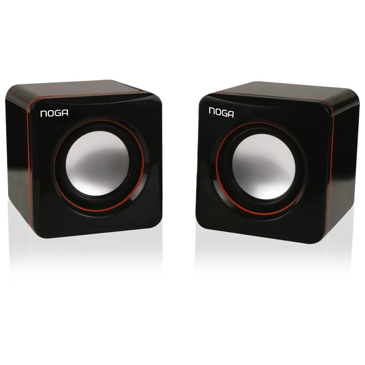  Parlantes Usb Noga Ng-106 Negro 1W 