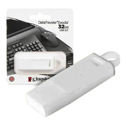 PENDRIVE 32GB USB 3.2 KINGSTON DTX EXODIA BLANCO