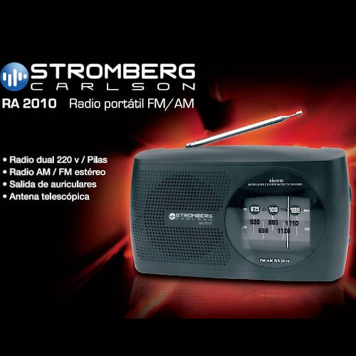 RADIO AM/FM 220V Y PILAS STROMBERG RA-2010