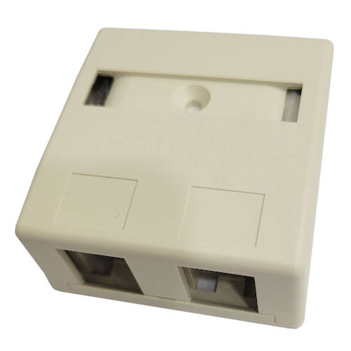 ROSETA RJ45 DOBLE HUBBELL ISB20W SIN JACK 