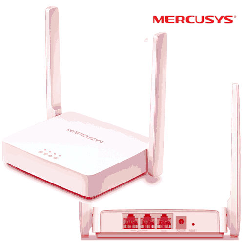 Router Wifi 300Mbps 2Pto 2Ant Fija 5Dbi Mercusys MW302R