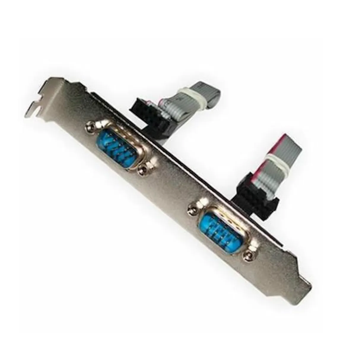 Placa Slot Trasero Serie Rs232 Con 2 Puertos Db9 Conector X 2