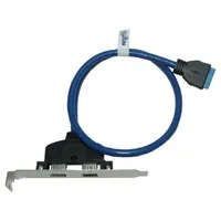 Placa Slot Trasero Usb 3.0 Con 2 Salidas Nisuta Ns-Slusb3 Placa Slot Trasero Usb 3.0 Con 2 Salidas Nisuta Ns-Slusb3