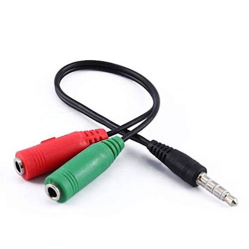 SEPARADOR ADAPTADOR MINIPLUG 3,5 MACHO 4 POLOS A 2 MINIPLUG 3,5 HEMBRA ST 3 POLOS (SEPARA AUDIO Y MICROFONO) NICOTRONIC SEPARADOR ADAPTADOR MINIPLUG 3,5 MACHO 4 POLOS A 2 MINIPLUG 3,5 HEMBRA ST 3 POLOS (SEPARA AUDIO Y MICROFONO) NICOTRONIC
