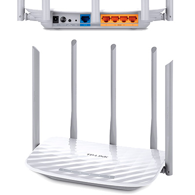ROUTER WIFI 450MBPS/2,4GHz 867MBPS/5GHz 4PTO 5ANT TP-LINK ARCHER C60