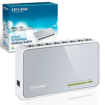 SWITCH 8 PUERTOS 10/100 TP-LINK TL-SF1008D