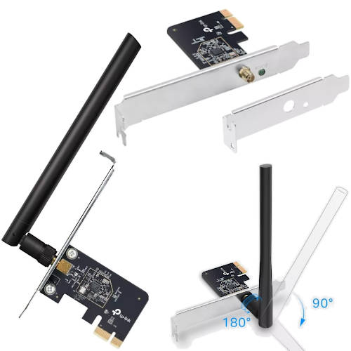 PLACA RED WIFI PCI-E TP-LINK ARCHER T2E AC600 DUAL BAND