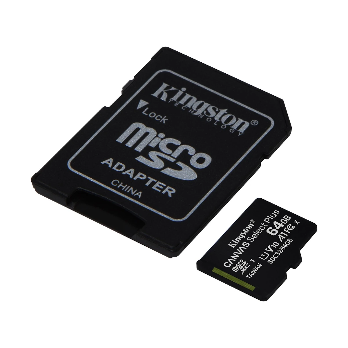 Memoria Micro Sd 64Gb Kingston Cl10 Canvas Select Plus C/Adaptador 100 Mb/S Memoria Micro Sd 64Gb Kingston Cl10 Canvas Select Plus C/Adaptador 100 Mb/S