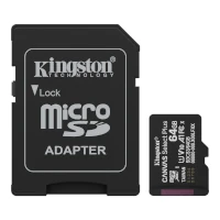 Memoria Micro Sd 64Gb Kingston Cl10 Canvas Select Plus V10 C/Adaptador 100 Mb/S