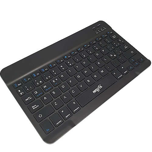 Teclado Nisuta Bluetooth TE 8B Espanol compacto y ultra delgado Teclado Nisuta Bluetooth TE 8B Espanol compacto y ultra delgado