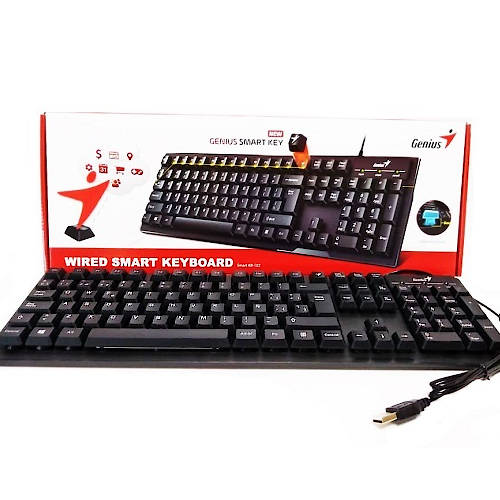 TECLADO USB GENIUS EN ESPAÑOL NEGRO KB-102 SMART KEYS TECLADO USB GENIUS EN ESPAÑOL NEGRO KB-102 SMART KEYS