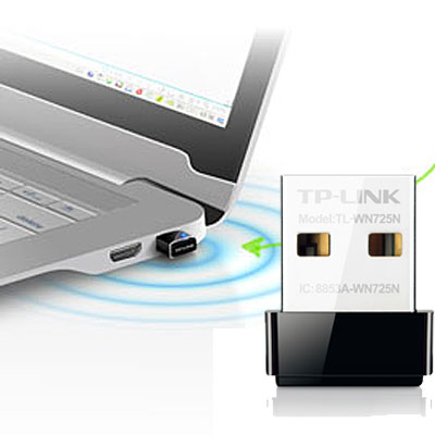 ADAPTADOR USB WIFI N 150MBPS MINI TP-LINK TL-WN725N