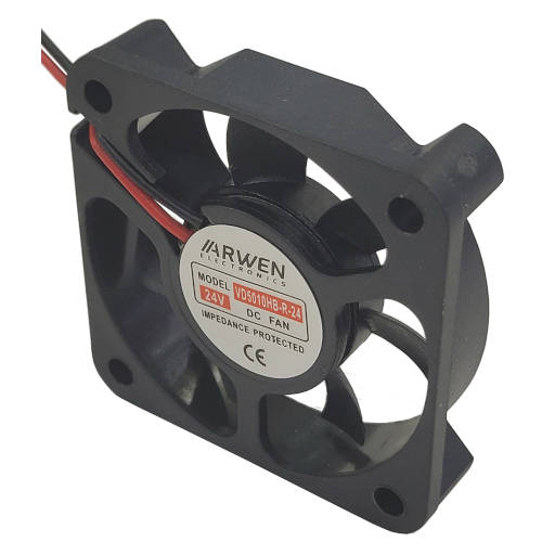 VENTILADOR TURBINA 50X50X10 mm 2CABLES 3500RPM RULEMAN 24 VOLT