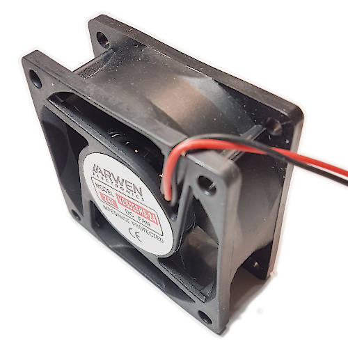 VENTILADOR TURBINA 60X60X25 mm 2CABLES 4500RPM BUJE 24 VOLT
