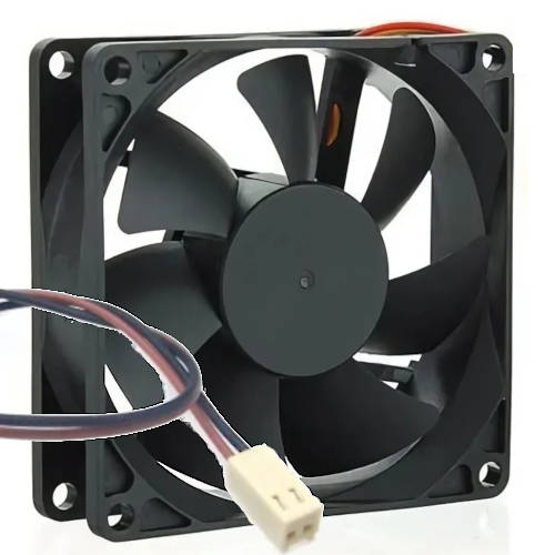 VENTILADOR TURBINA 80X80X25 mm 2PIN 3000RPM BUJE 24 VOLT