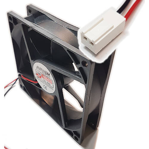 VENTILADOR TURBINA 92X92X25 mm 2PIN 2100RPM BUJE 24 VOLT