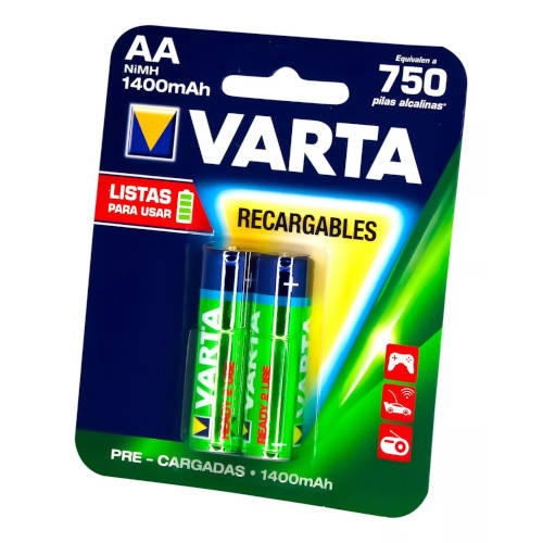 PILA AA RECARGABLE 1400MAH VARTA BLISTER x2