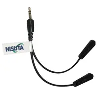 Divisor Splitter Miniplug 3,5 Estereo Macho A 2 Miniplug 3,5 Estereo Ficha Compacta Divisor Splitter Miniplug 3,5 Estereo Macho A 2 Miniplug 3,5 Estereo Ficha Compacta