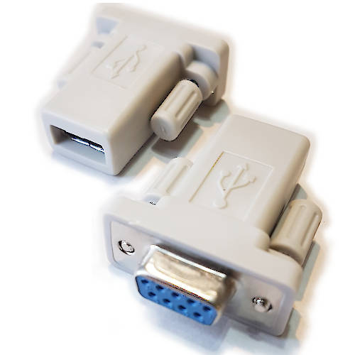 ADAPTADOR USB 2.0 A HEMBRA / DB9 SERIE HEMBRA