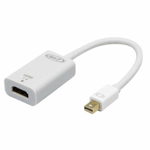 ADAPTADOR CONVERSOR MINI DISPLAYPORT MACHO / HDMI HEMBRA BLANCO BKT ADAPTADOR CONVERSOR MINI DISPLAYPORT MACHO / HDMI HEMBRA BLANCO BKT