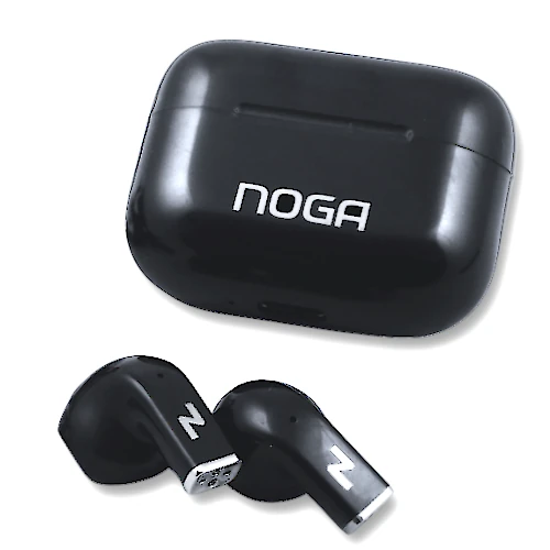 Detalles accesorios de Auricular Inalambrico Noga Btwins 50 Bluetooth Negro