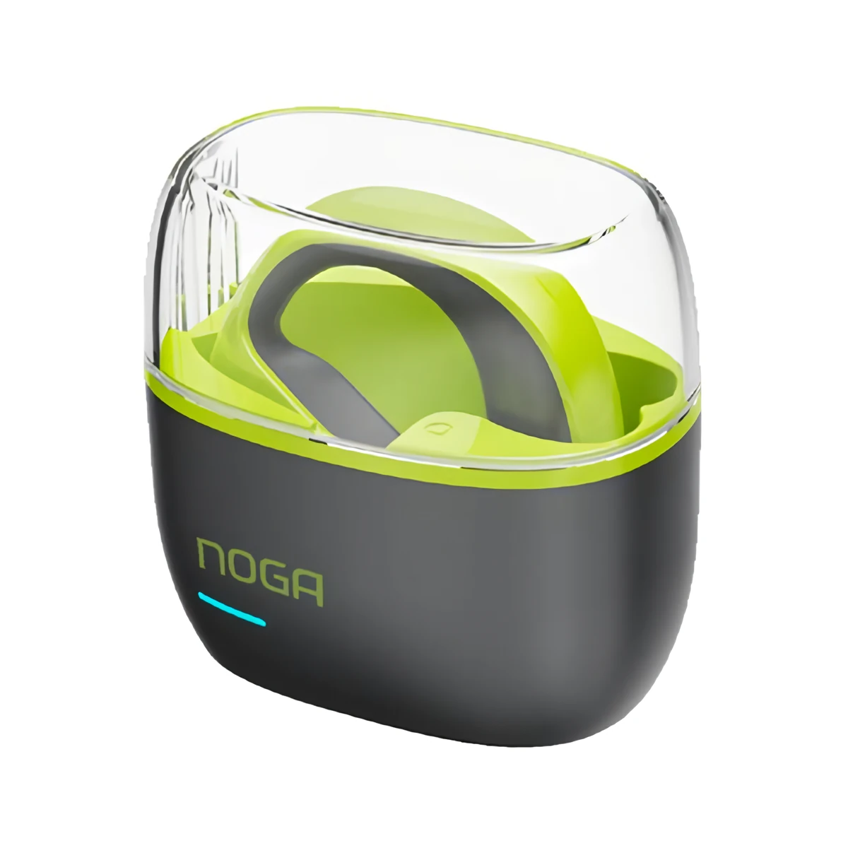 Vista lateral de Auricular Inalambrico Noga Btwins 38 Bluetooth Verde