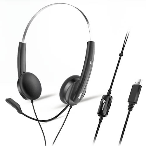 AURICULAR USB CON MICROFONO GENIUS HS-220U 