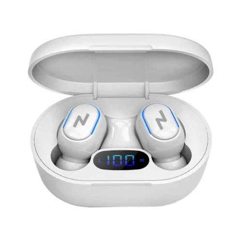  AURICULAR INALAMBRICO NOGA BTWINS13 BLUETOOTH BLANCO