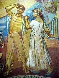 Mural en la GalerÃ­a San Jose de Flores