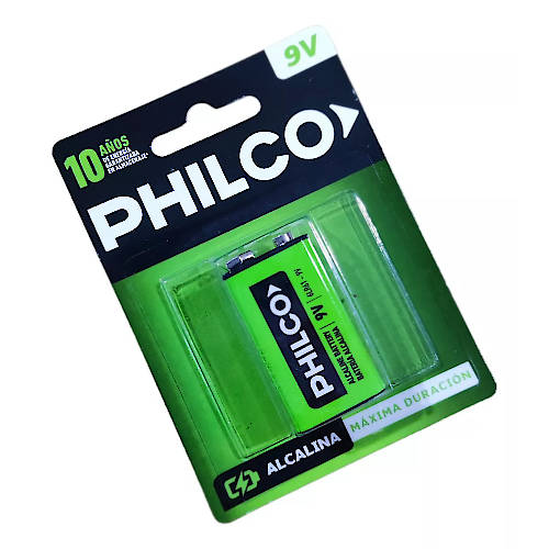 BATERIA 9V ALCALINA PHILCO