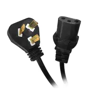 Cable Poder Alimentacion 220V Pc Monitor Interlock 2,8 Mts 3X0,75 Mm2